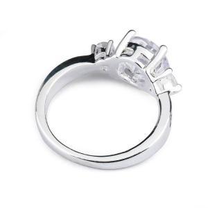 Wedding Engagement Silver Ring